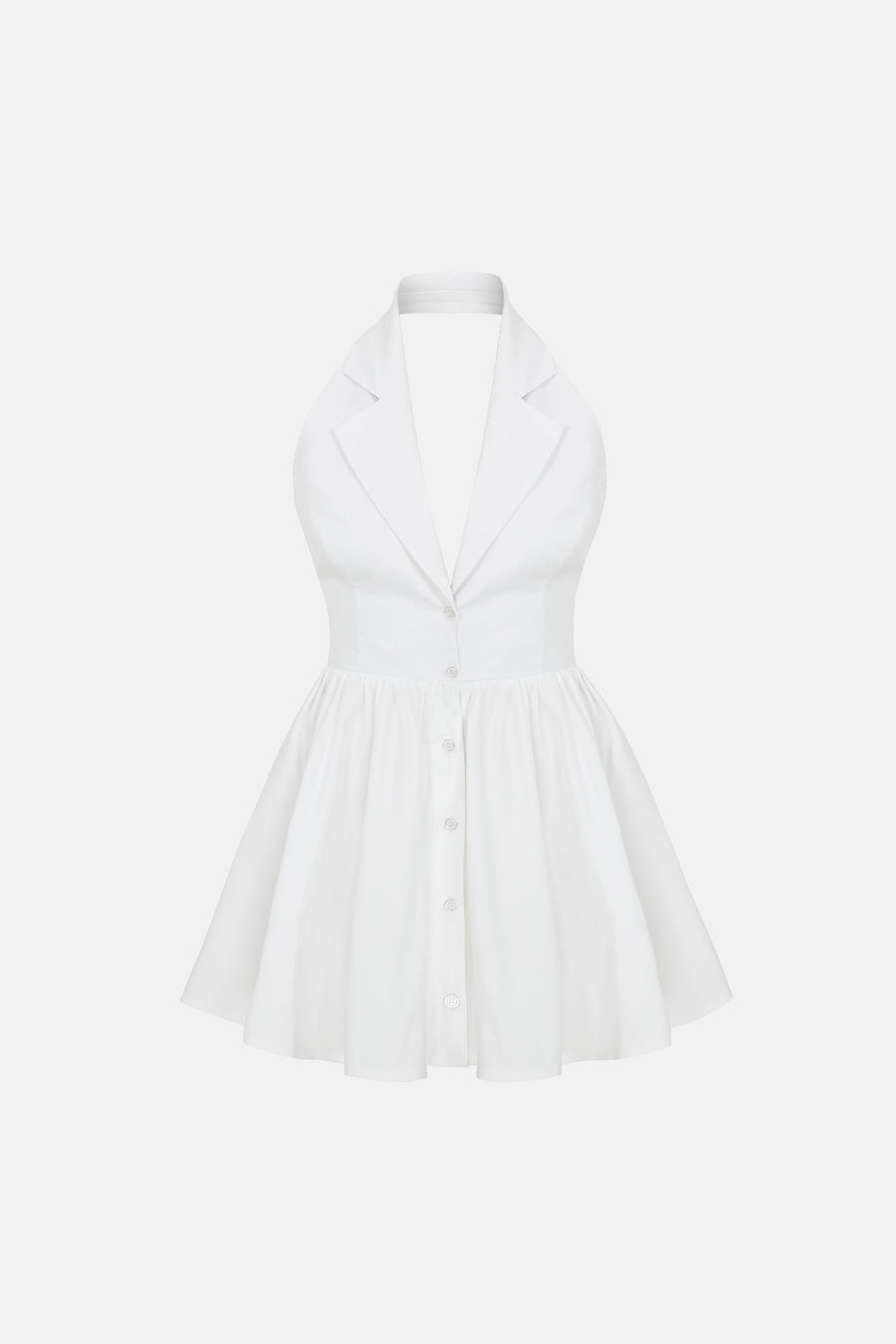 SUNRAY MINI DRESS / WHITE