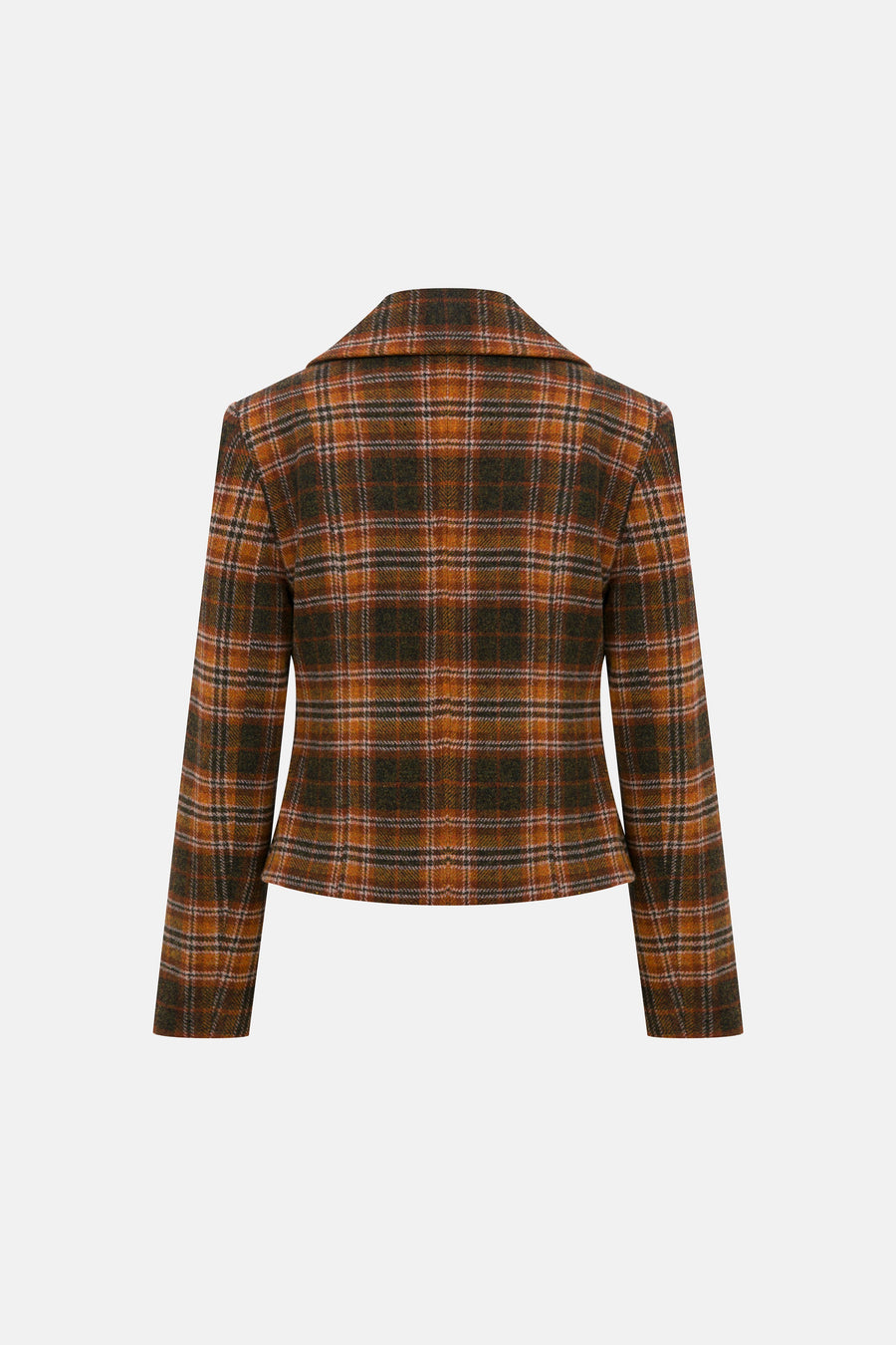 NANCY JACKET / BROWN PLAID