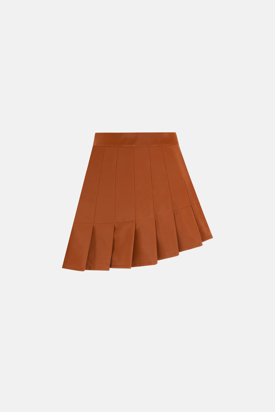 XOXO SKIRT / BROWN PLEATED