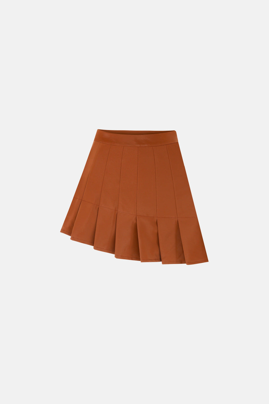 XOXO SKIRT / BROWN PLEATED