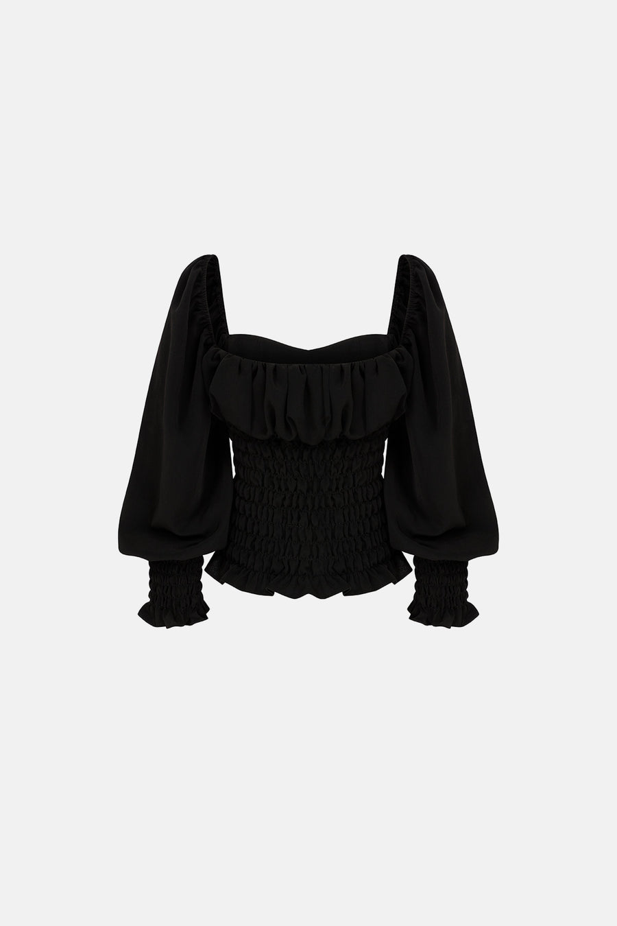 ZELLA BLOUSE / BLACK