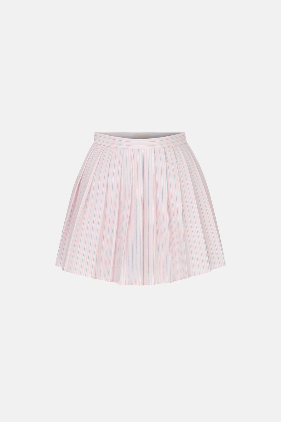 DION SKIRT / BABY PINK STRIPED