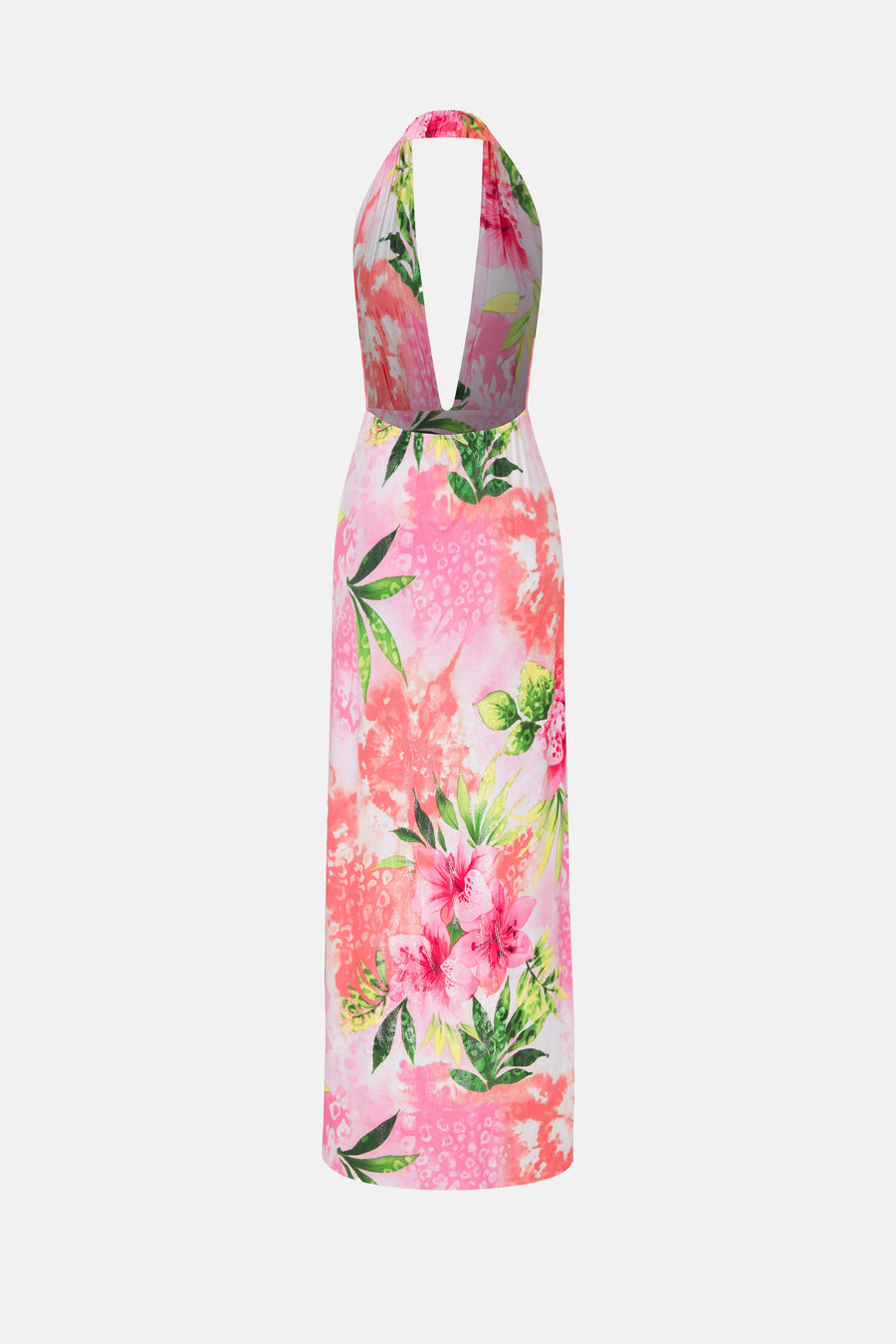 ROSALIE DRESS / PINK JUNGLE PATTERN