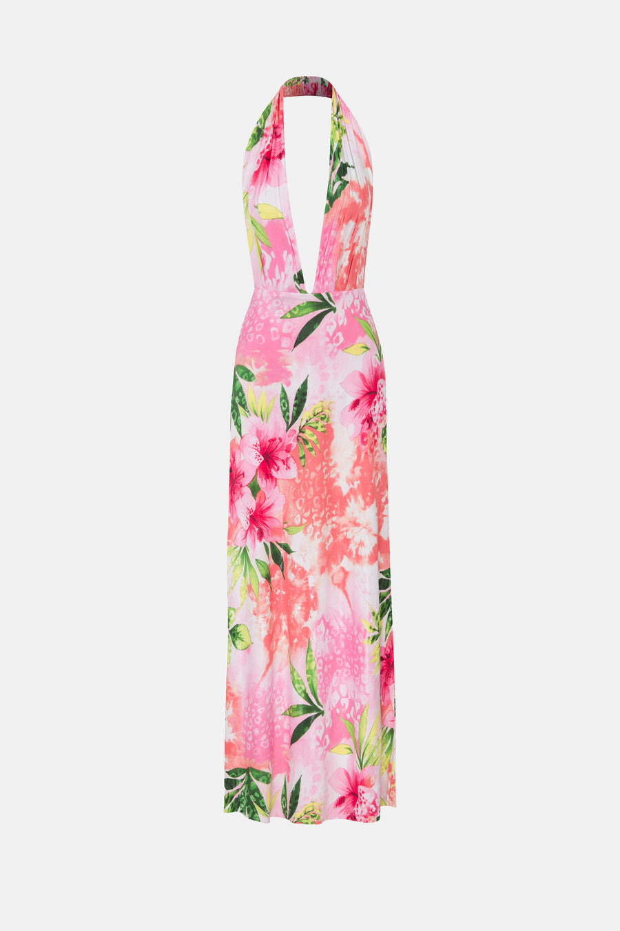 ROSALIE DRESS / PINK JUNGLE PATTERN