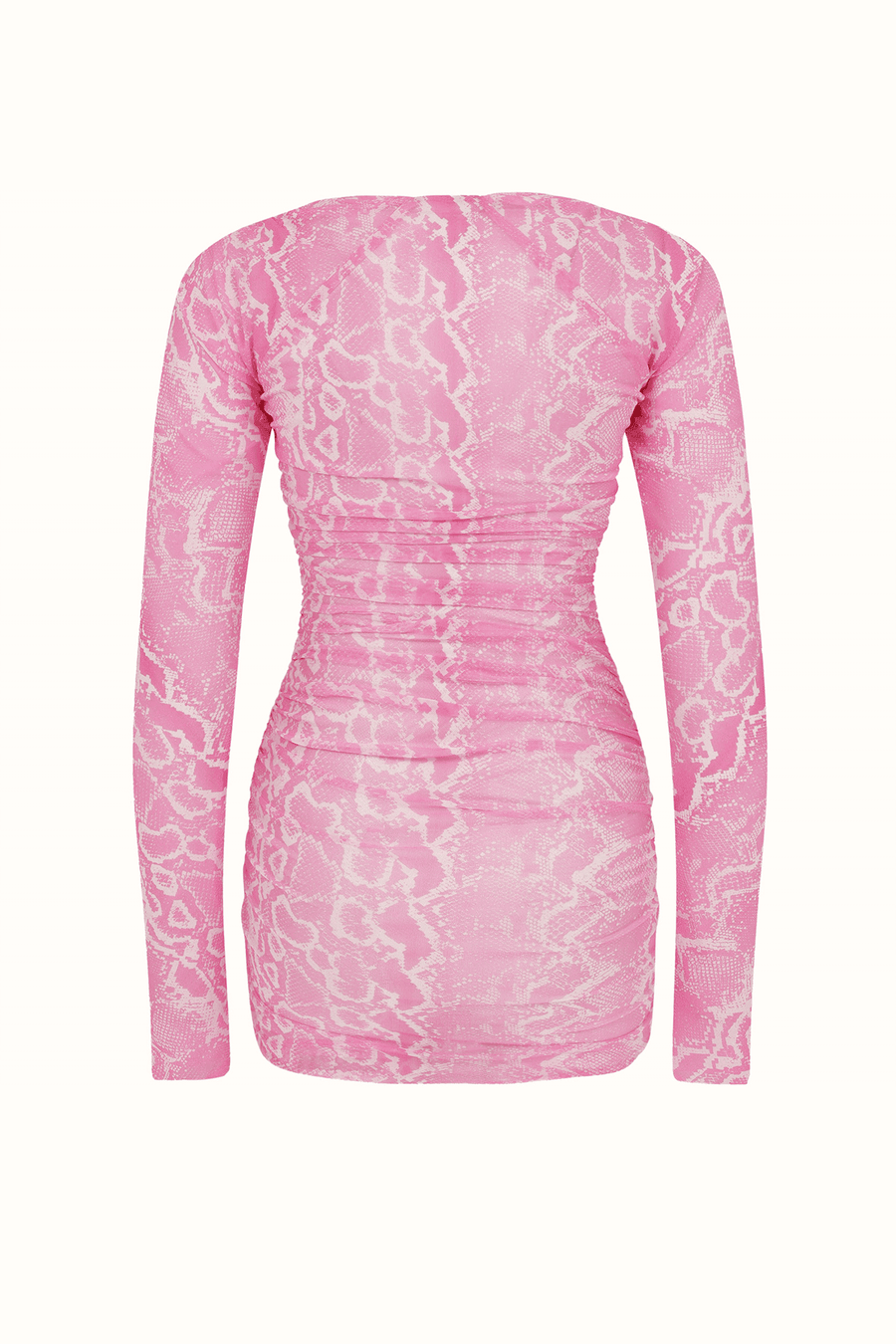 Regina Elbise / Pembe Yılan Desenli - NAIA ISTANBUL Shop Online