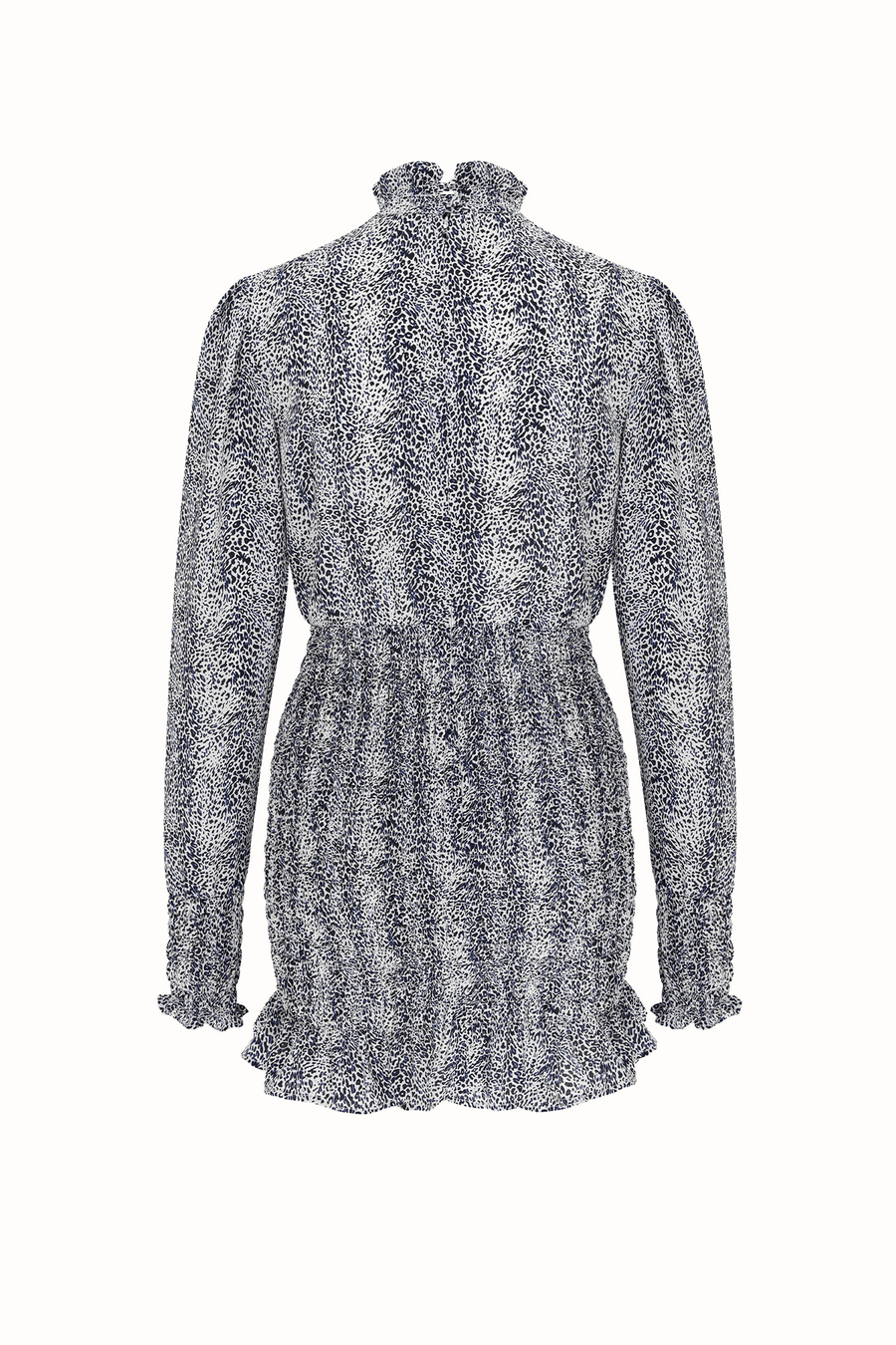 Bella Elbise / Lacivert Leopar Desenli - NAIA ISTANBUL Shop Online