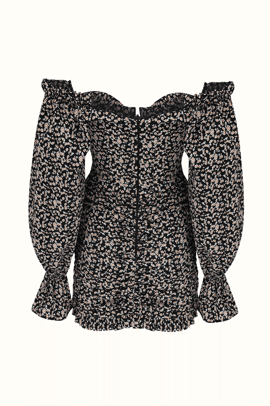 Lily Elbise / Siyah Turuncu Çiçekli - NAIA ISTANBUL Shop Online