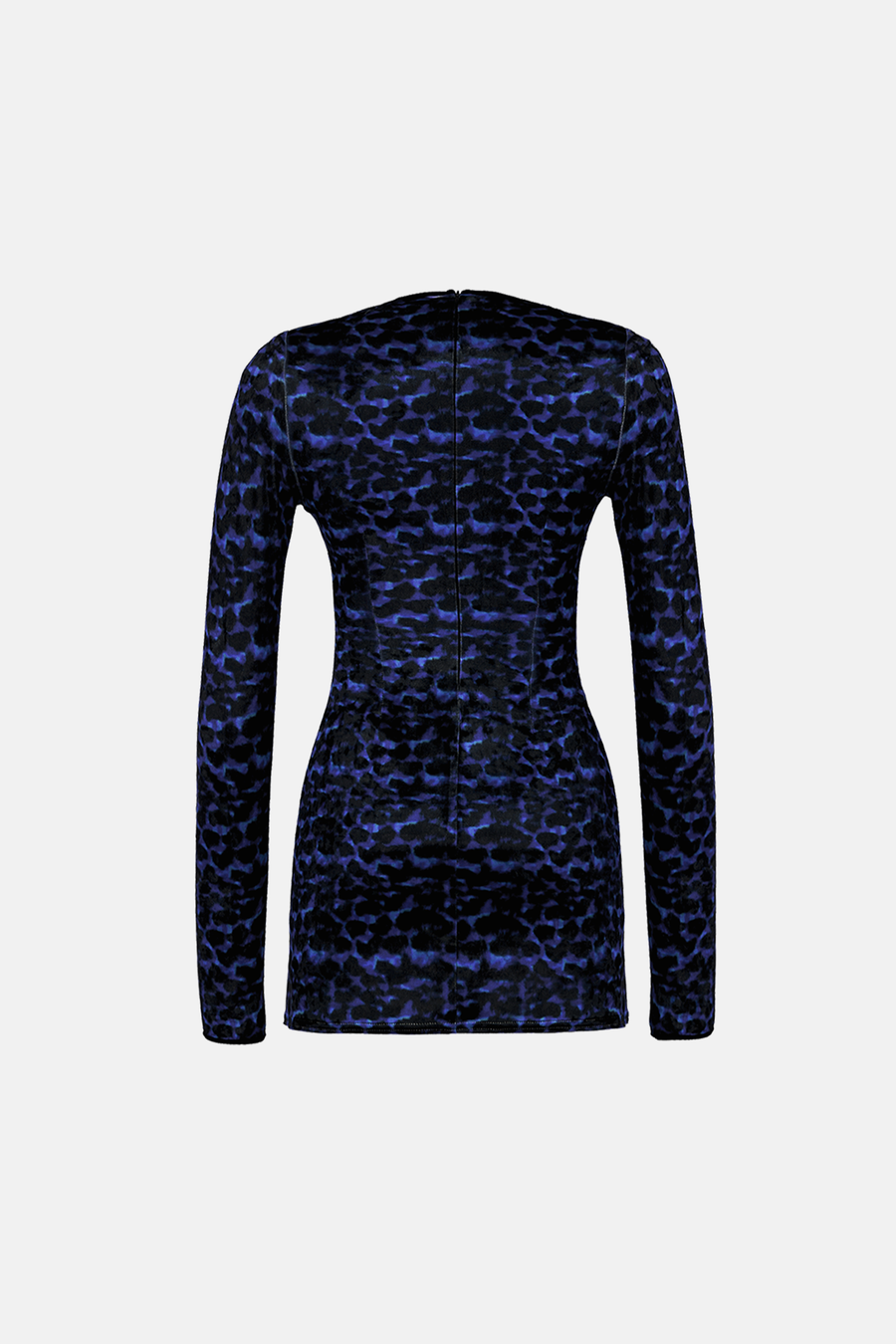 CRUELLA DRESS / MIDNIGHT BLUE LEOPARD