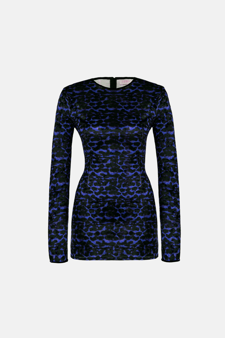 CRUELLA DRESS / MIDNIGHT BLUE LEOPARD