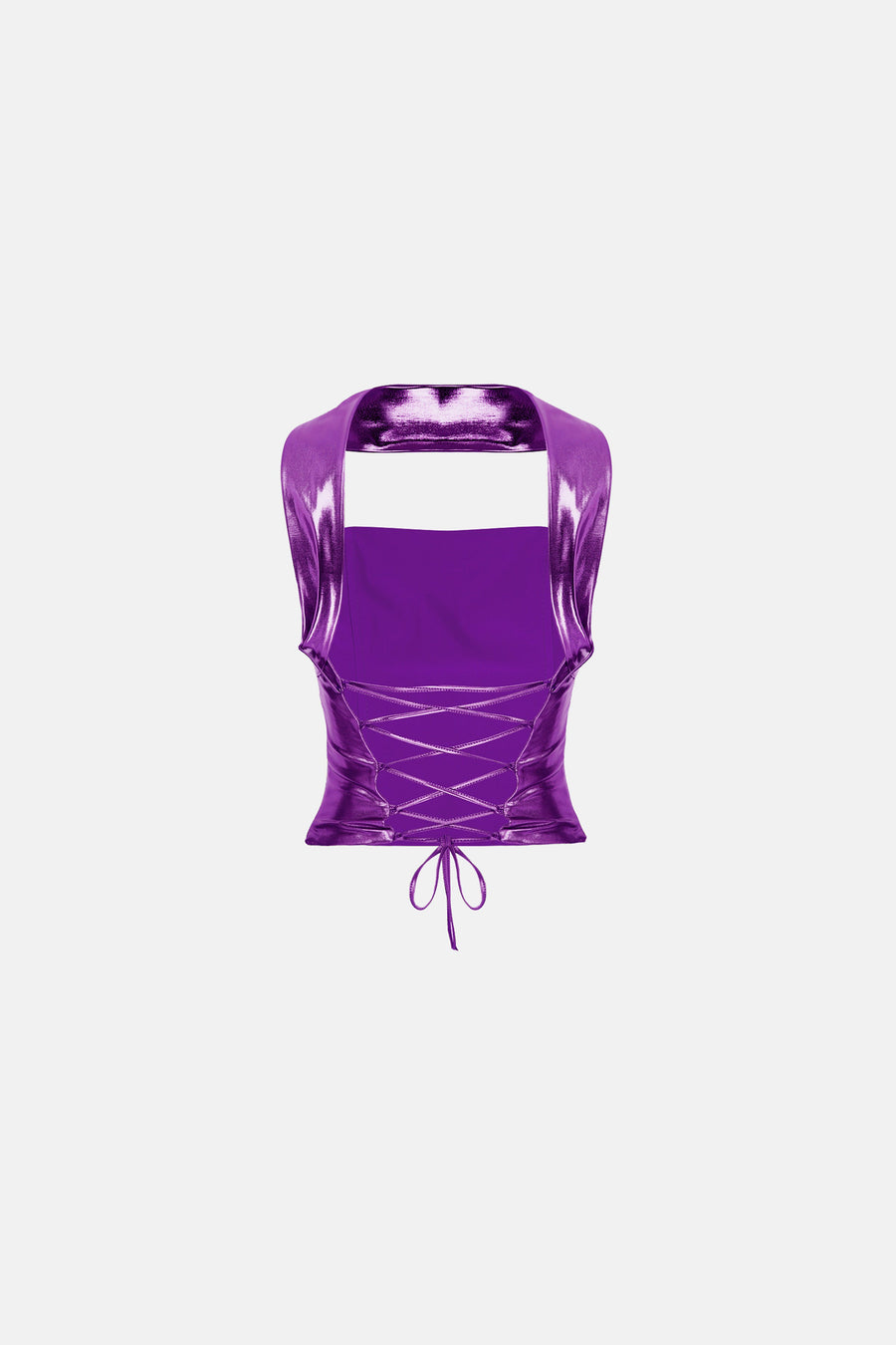 DIORA BUSTIER / METALLIC PURPLE