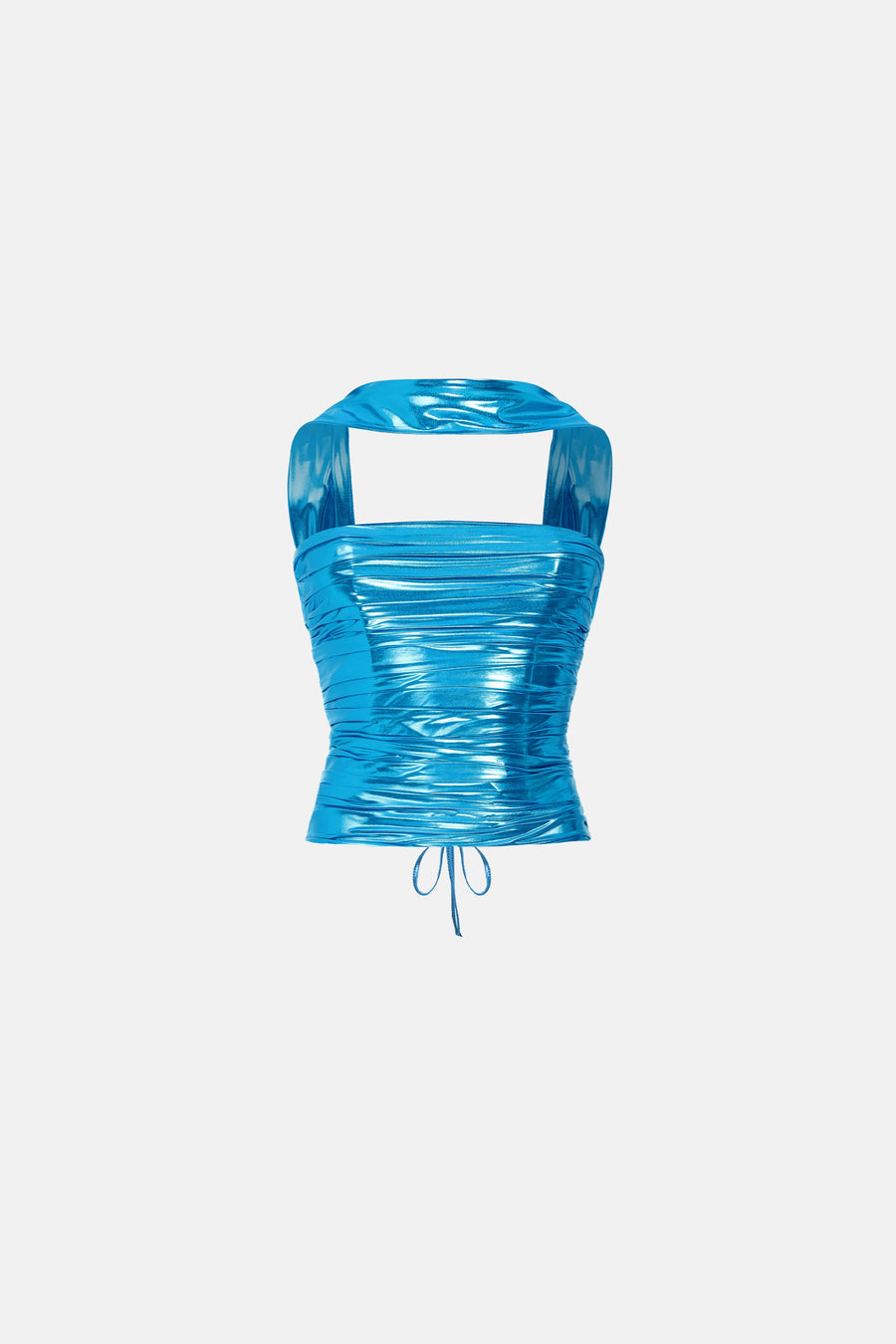 DIORA BUSTIER / METALLIC TURQUOISE