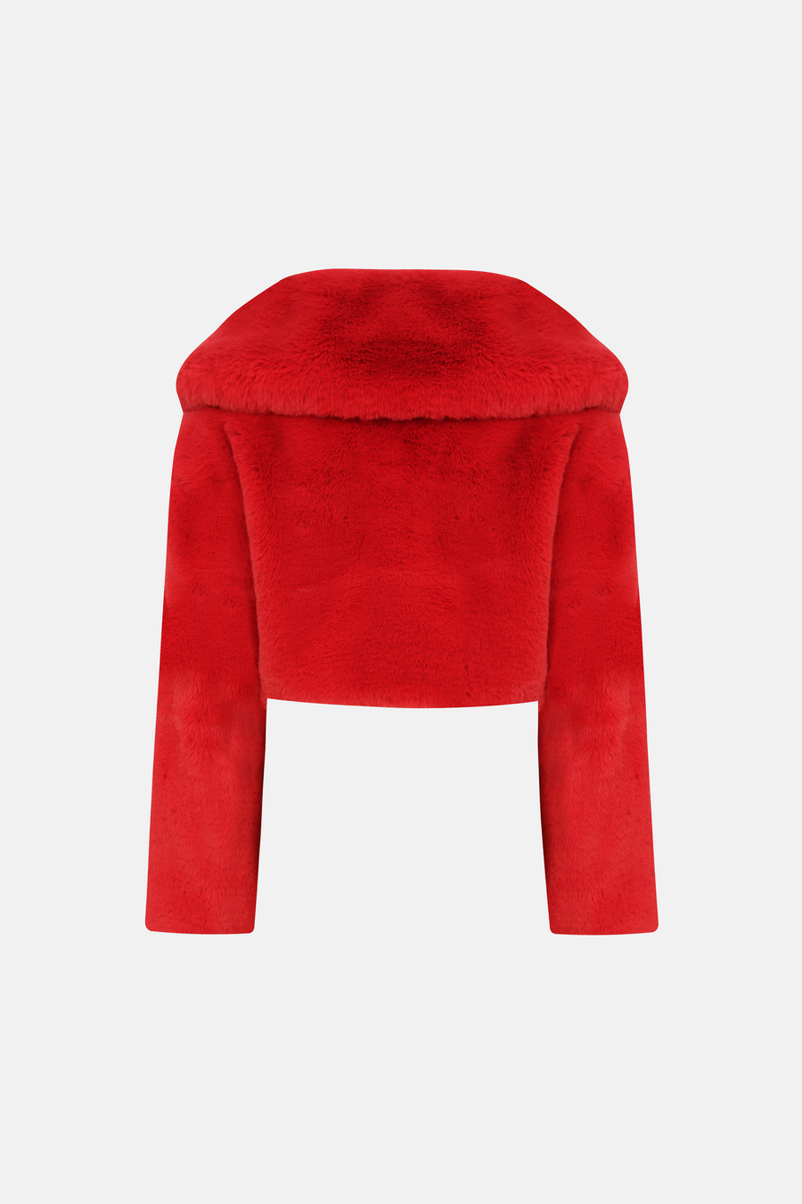 DIVA FUR COAT / RED