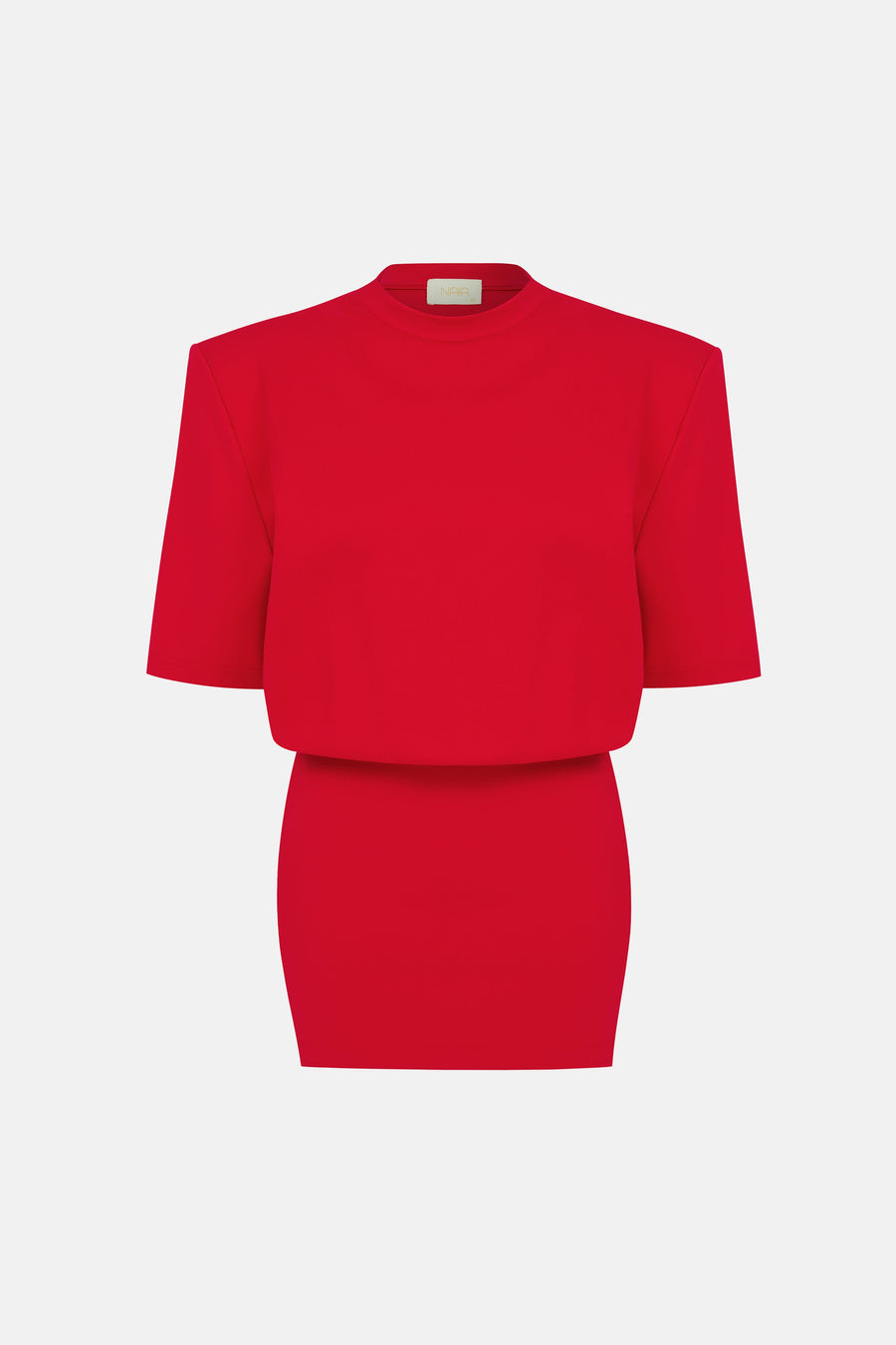 MIU T-SHIRT DRESS / RED