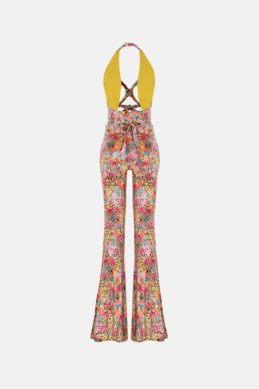 MIKI JUMPSUIT / PATTERNED VELVET