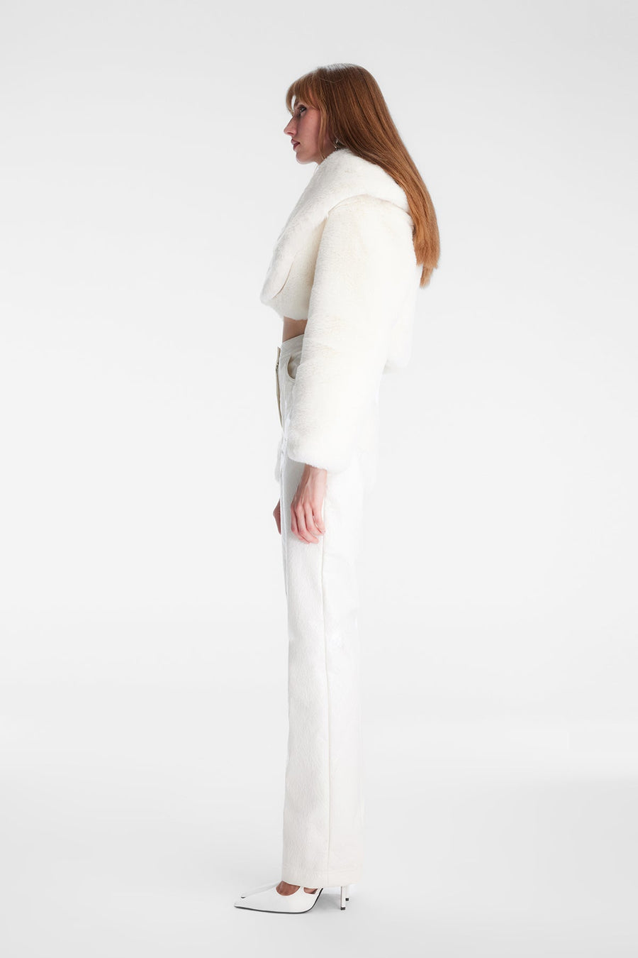 DIVA FUR COAT / WHITE