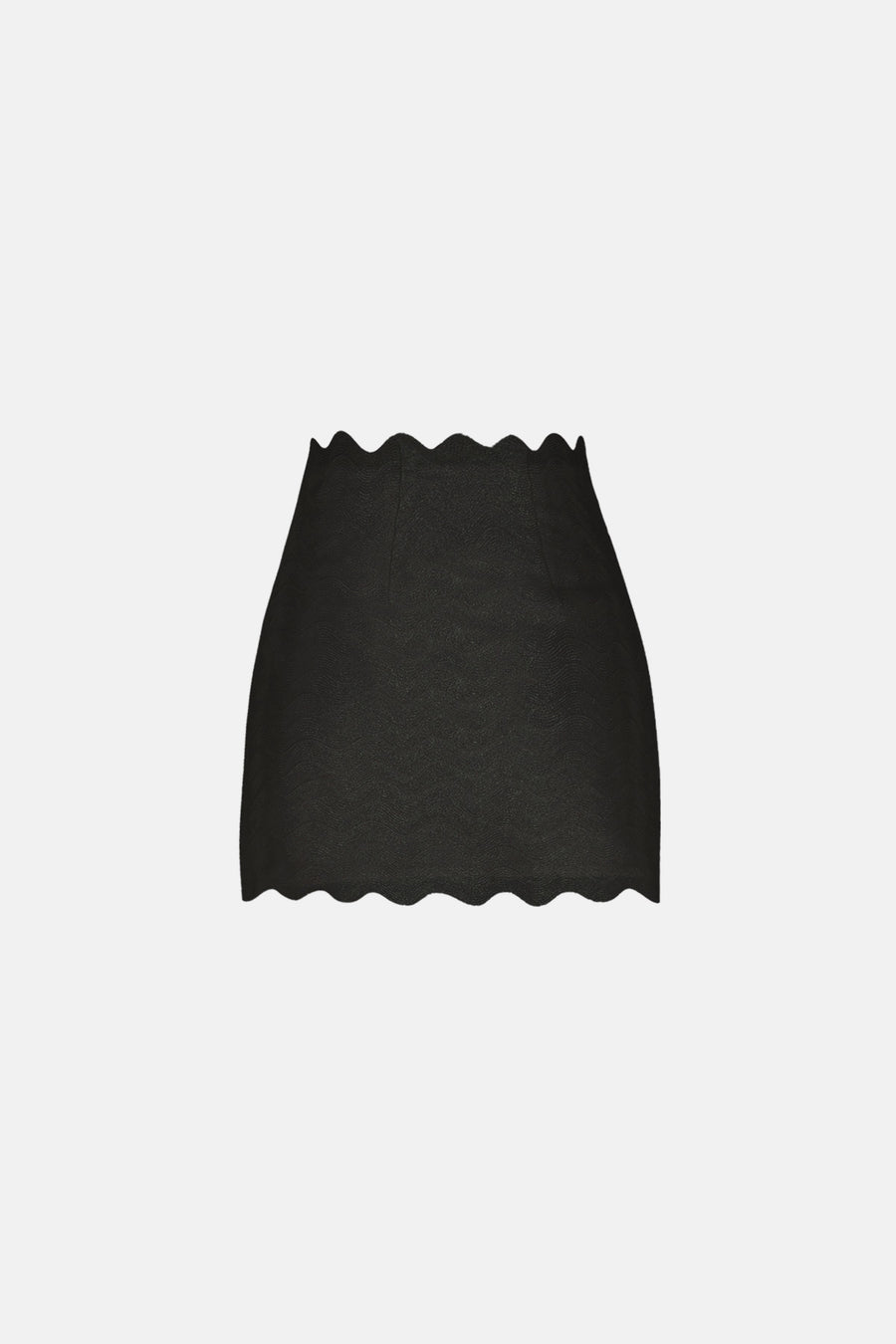 SHEA MINI SKIRT / SHINY BLACK