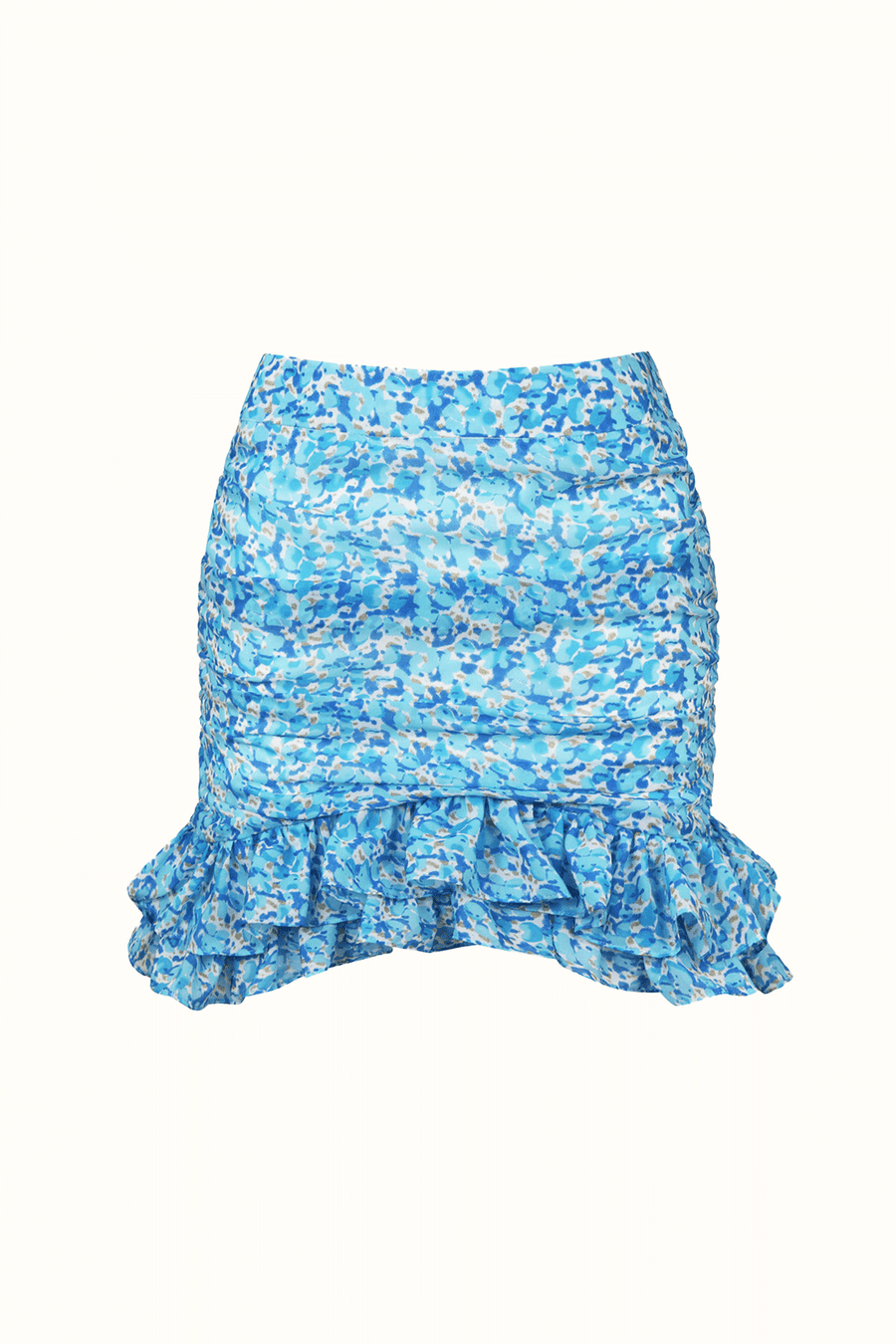 Lola Mini Etek / Turkuaz Desenli - NAIA ISTANBUL Shop Online
