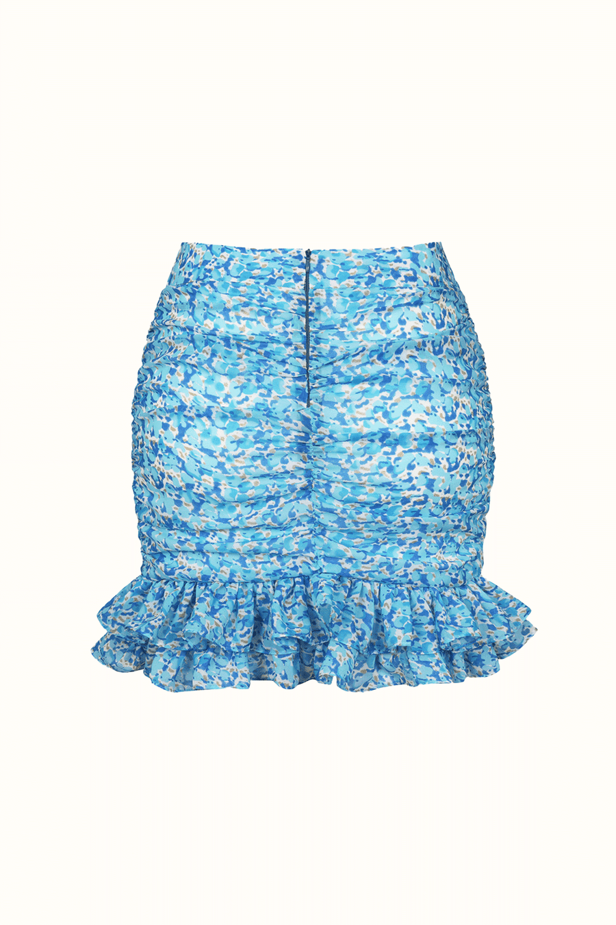 Lola Mini Etek / Turkuaz Desenli - NAIA ISTANBUL Shop Online