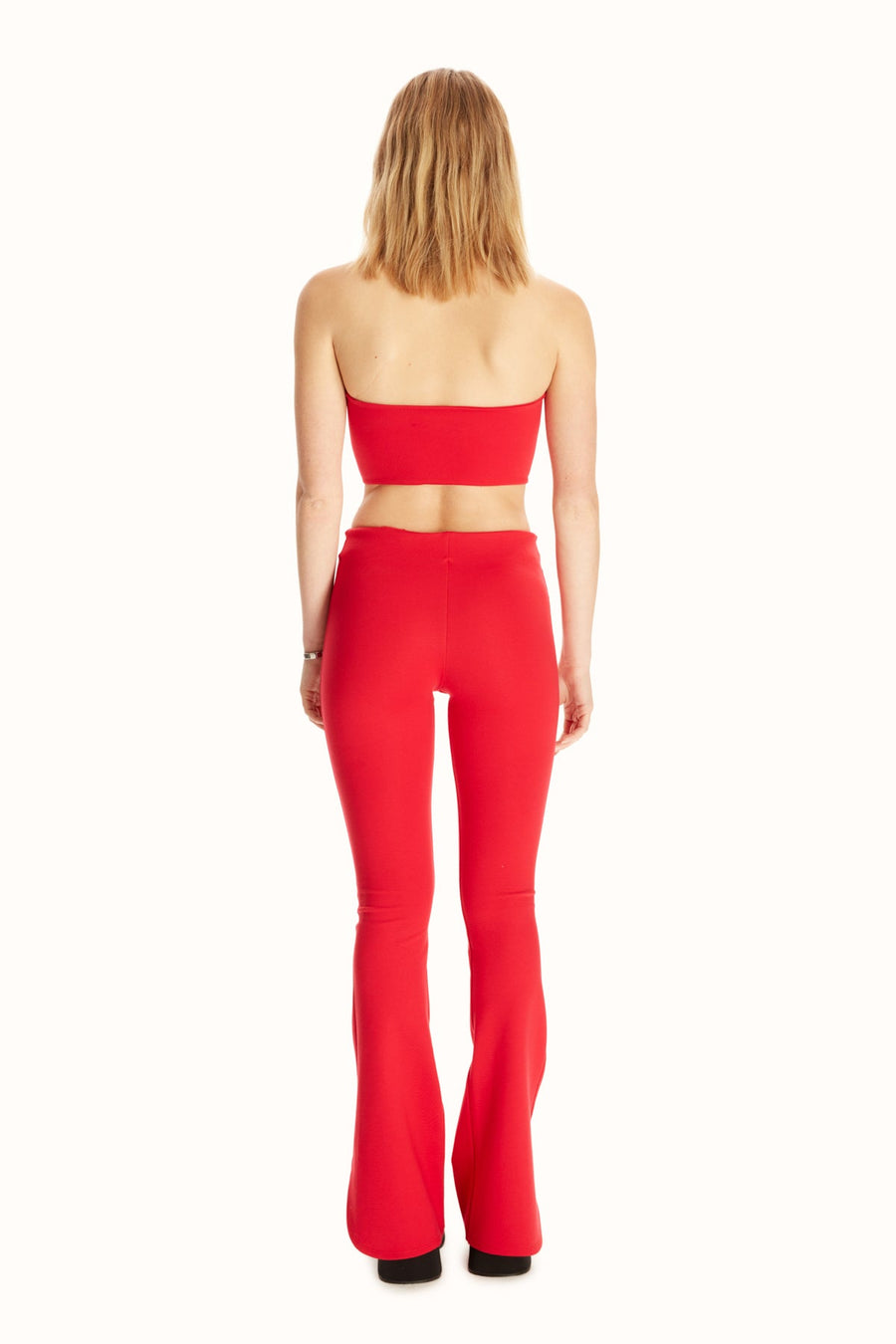 MUSE CROP TOP / RED