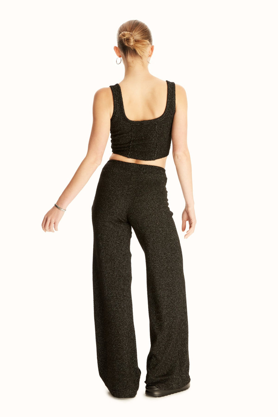 BLISS KNITWEAR TROUSERS / BLACK