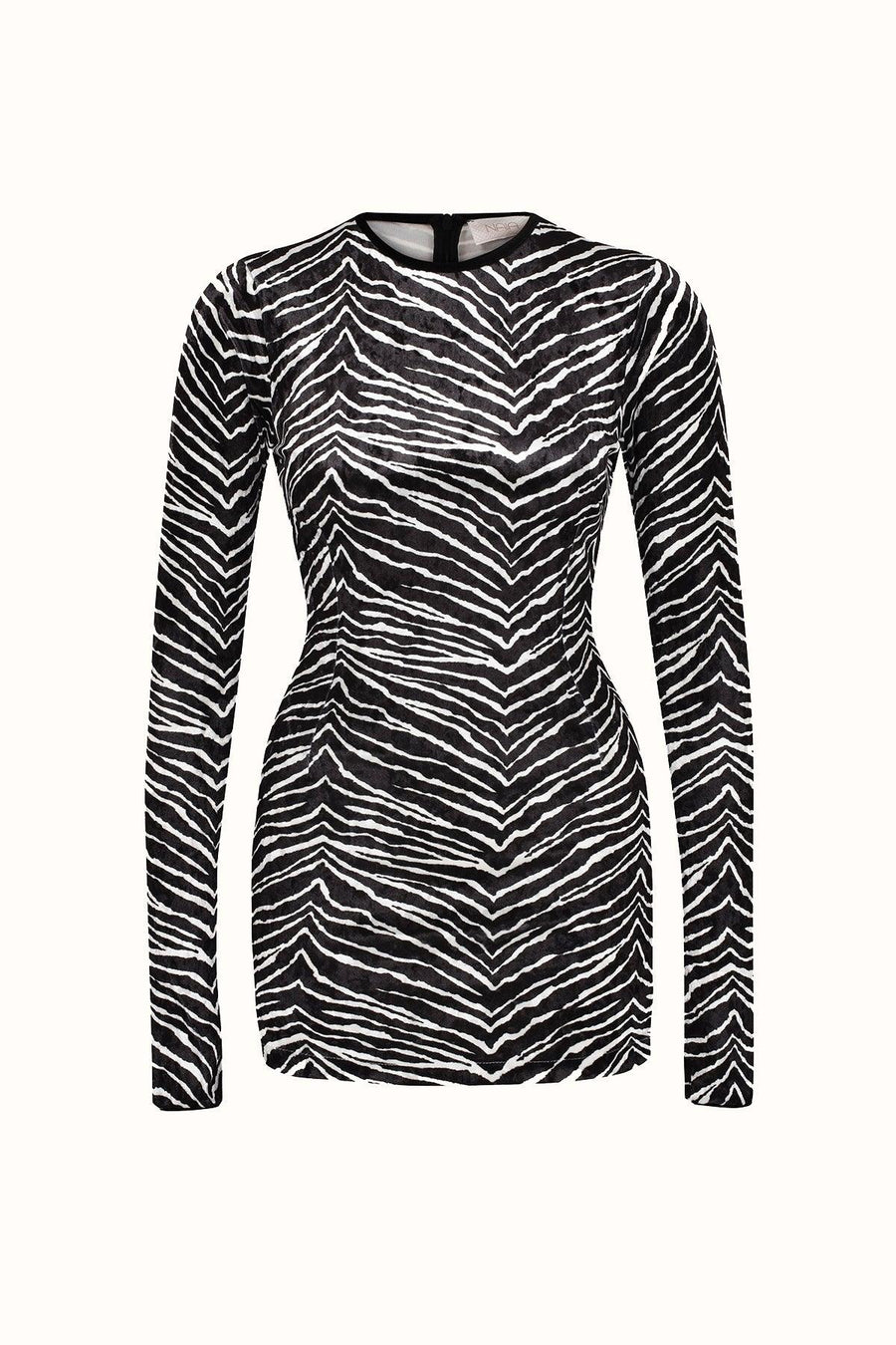 Cruella Elbise / Zebra Desenli - NAIA ISTANBUL Shop Online