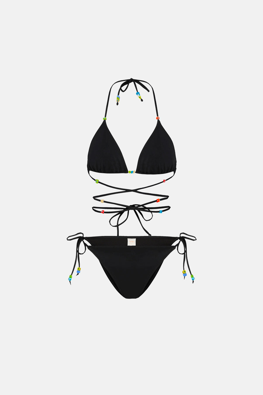 CALYPSO BEADED BIKINI / BLACK