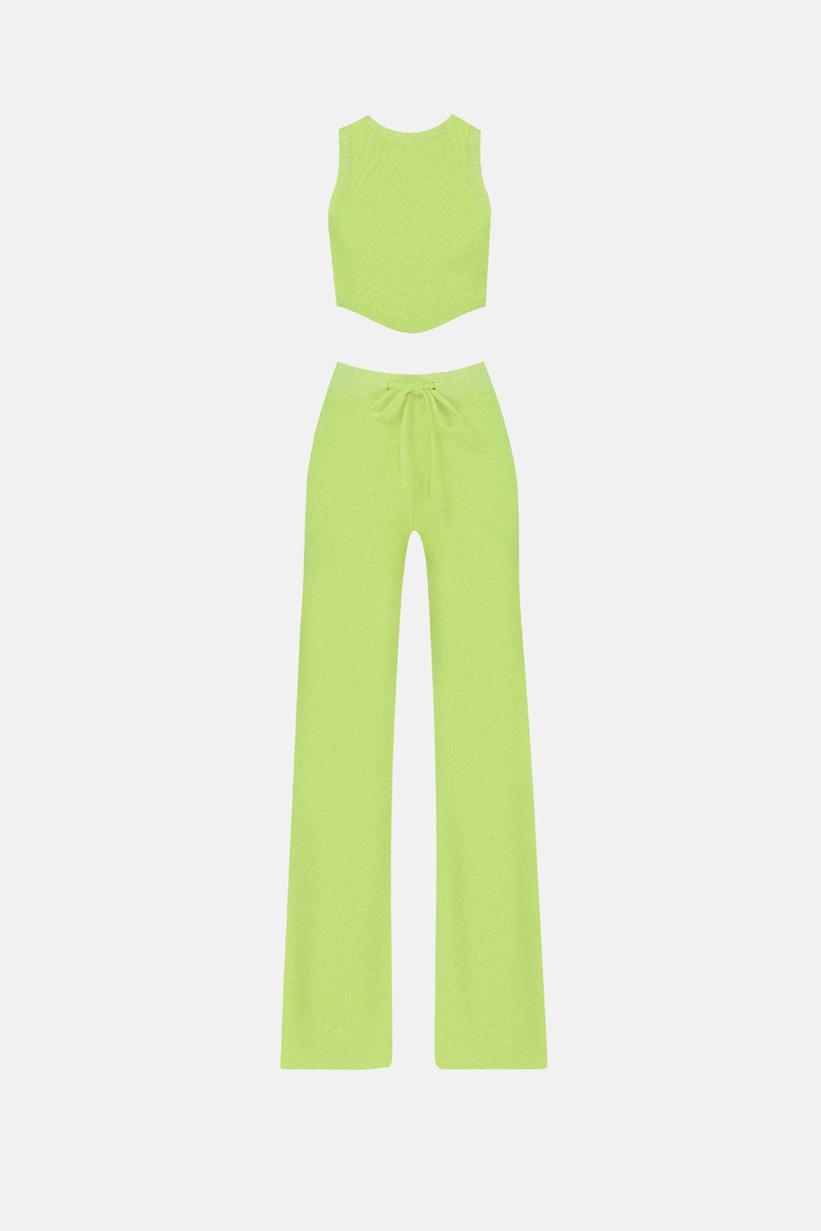 BLISS KNITWEAR TROUSERS / NEON GREEN