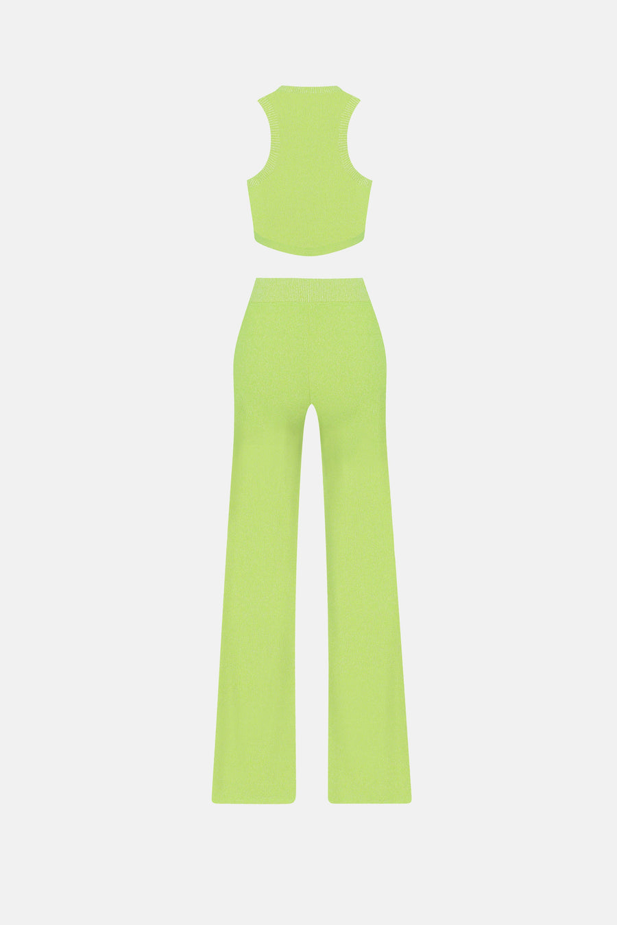 BLISS KNITWEAR TROUSERS / NEON GREEN