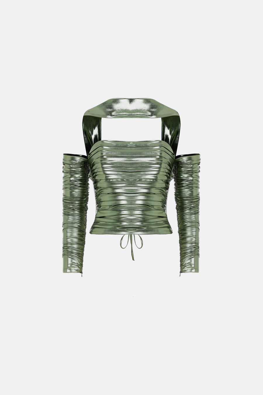 DIORA BUSTIER / METALLIC GREEN