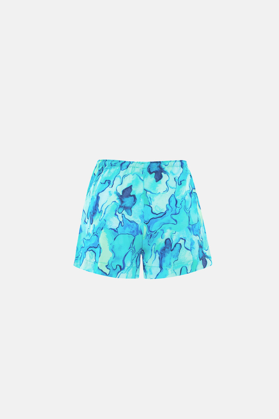 AURA SHORTS SET / TURQUOISE PATTERNED