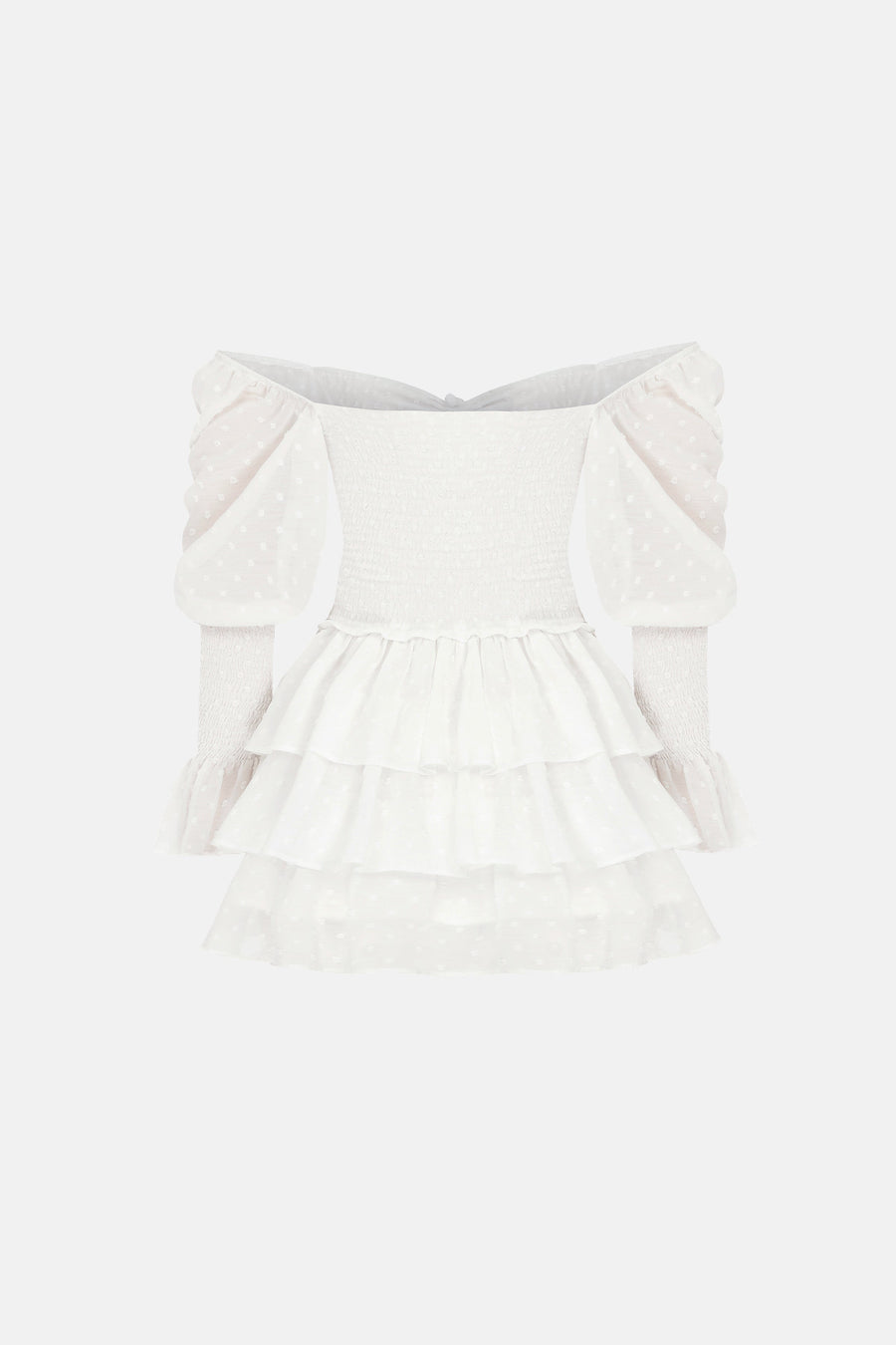 ANGEL DRESS / WHITE SPOTTED