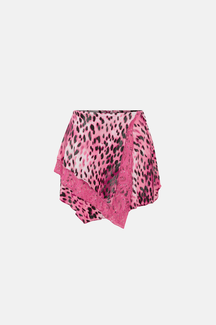 BONITA MINI SKIRT / PINK JUNGLE PATTERN