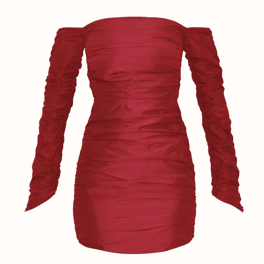 Nora Mini Elbise / Kırmızı - NAIA ISTANBUL Shop Online