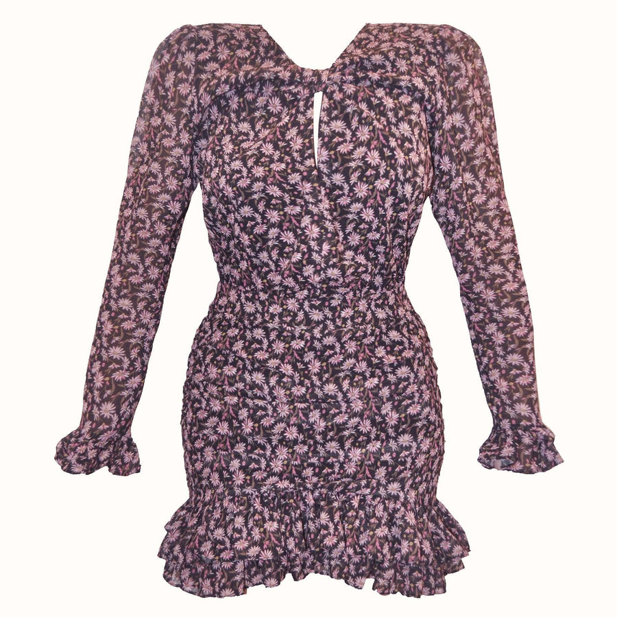 Lola Elbise / Siyah Çiçekli - NAIA ISTANBUL Shop Online