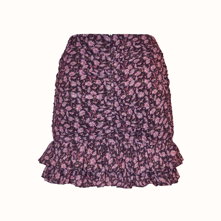 Lola Mini Etek / Siyah Çiçekli - NAIA ISTANBUL Shop Online