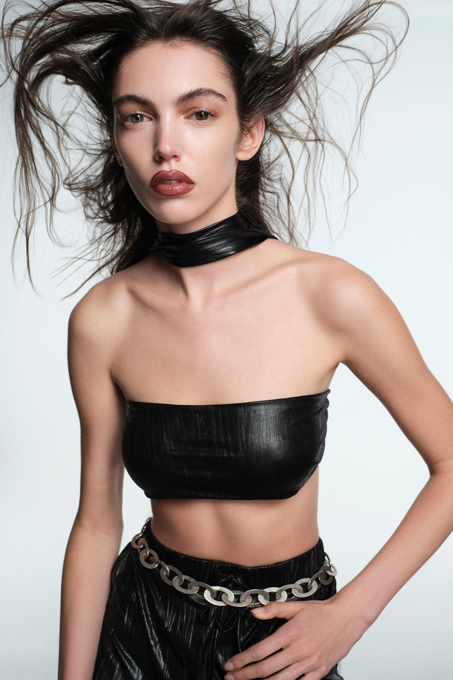 JASMINE CROP TOP / SİYAH - NAIA ISTANBUL Shop Online
