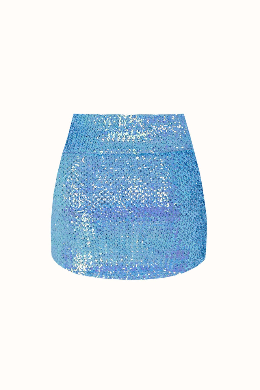 KIRA MINI SKIRT / BLUE SEQUIN