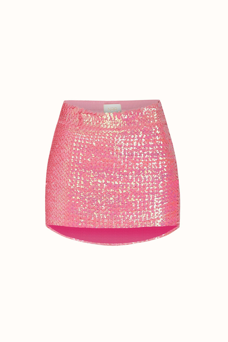 KIRA MINI SKIRT / PINK SEQUIN