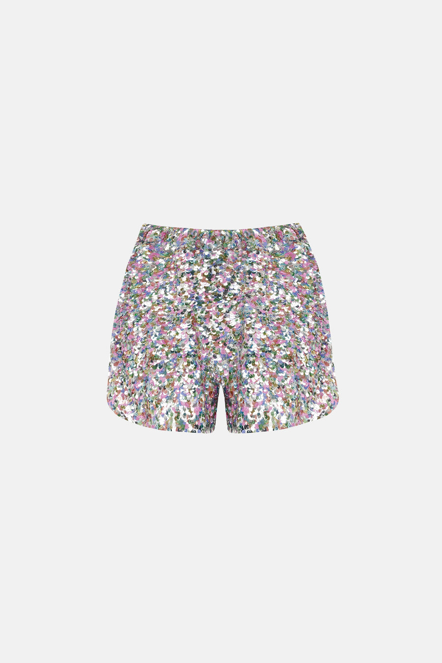 LULU SEQUIN SHORTS / LILAC