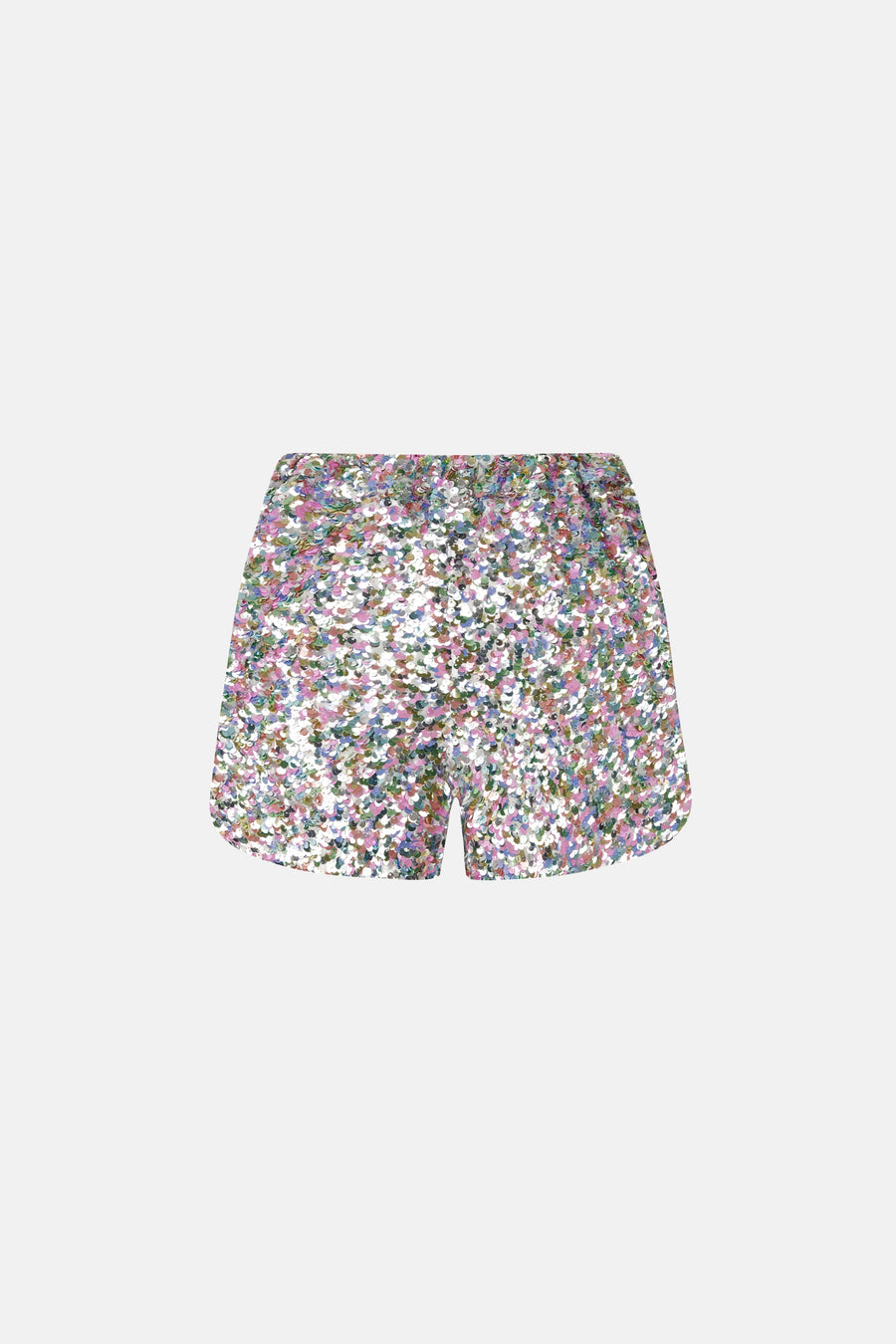 LULU SEQUIN SHORTS / LILAC