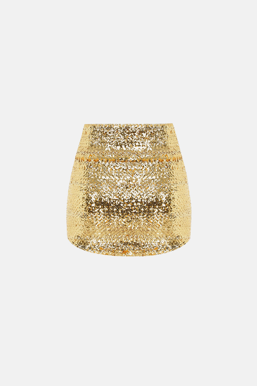 KIRA MINI SKIRT / GOLD SEQUIN