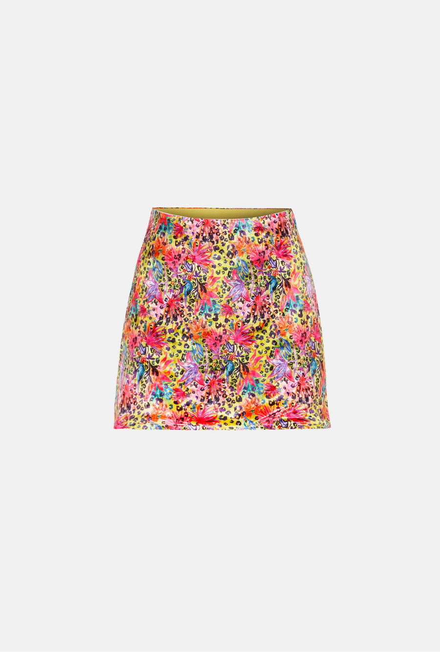 RUMI MINI SKIRT / PATTERNED VELVET