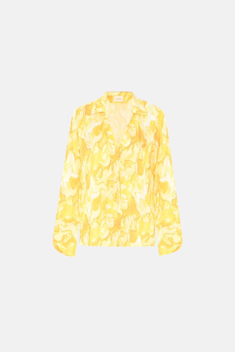 AURA SHORTS SET / YELLOW PATTERNED