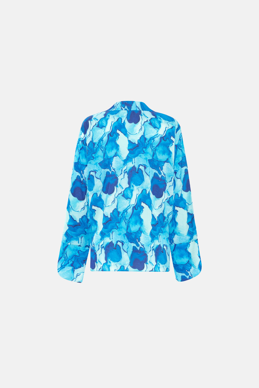 AURA SHORTS SET / BLUE PATTERNED